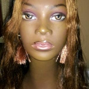 Quinlux 16" 100% Human Hair Lace front wig 1B/30